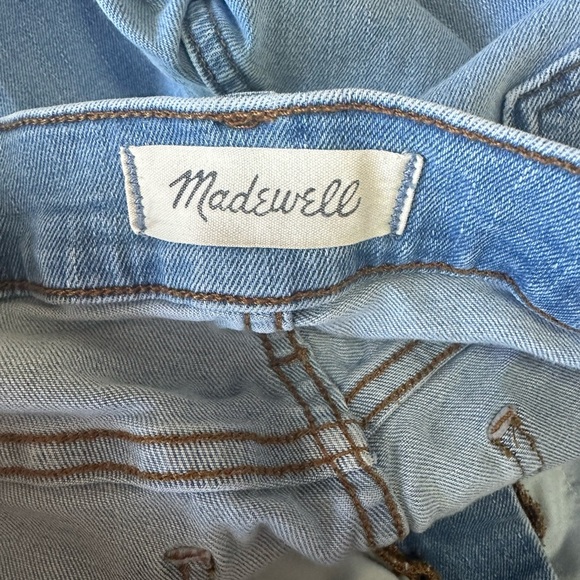 Madewell Mid Rise Kick Out Crop Jeans 32 - Picture 8 of 10